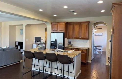 North Las Vegas House | Charming house with saltwater pool and hot tub