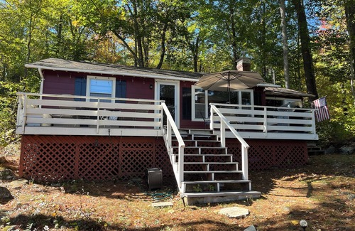 Moultonborough Cottage | Charming lakefront 2-bedroom cottage with private beach & dock.