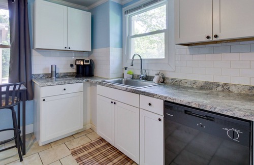 Lexington House | Charming Lexington Getaway - Large Riverfront Deck