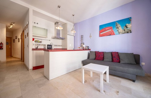 El Ejido Apartment | Charming Malaga Stay: Walk to Top Sights