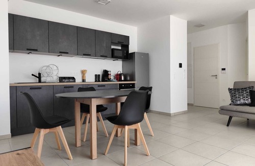 Thonon-les-Bains Apartment | Charming new T2, terrace & garden, between Lake Geneva and the mountains