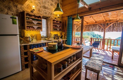 Sarıbelen House | Charming Rustic Style Ecological Honeymoon Villa with Pool and Views