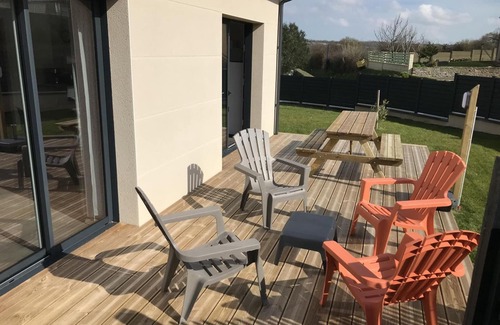 Barneville-Carteret Cottage | Charming seaside rental with terrace, BBQ, EV charging, WiFi, 2.5km from beach, pets welcome
