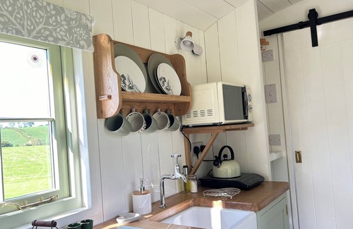Chittlehampton Cabin | Charming shepherds hut with hottub