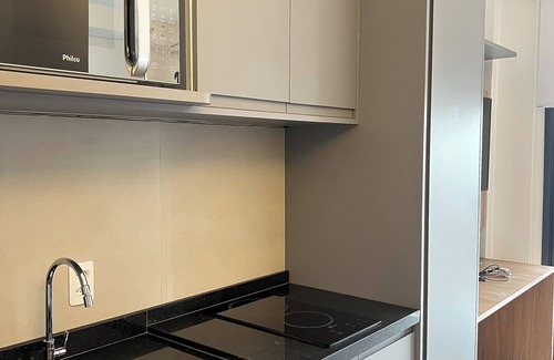 Sao Paulo Apartment | Charmoso Studio a 230m do Metrô Brooklin