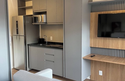 Sao Paulo Apartment | Charmoso Studio a 230m do Metrô Brooklin