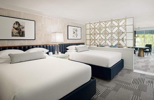 Tri-West Hotel | Chic Oasis in West Hollywood's Heart! 3 Units w/Balconies! Pool & Tennis Court!