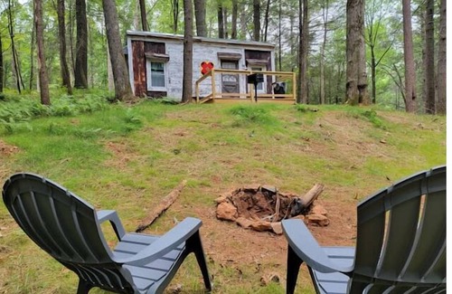 Suches Cottage | Chipmunk Chalet Tinyhome, nestled in the Chattahoochee National Forest w/hot tub