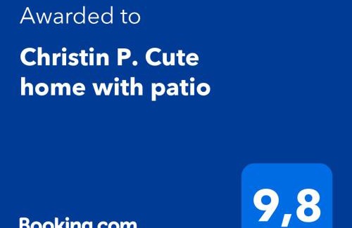 Kritsa Apartment | Christin P. Cute home with patio