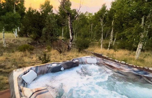 Nathrop Cabin | Christmas Perfect Mnt View Saltwater Hot Tub Cozy Fire Quiet 4 ac