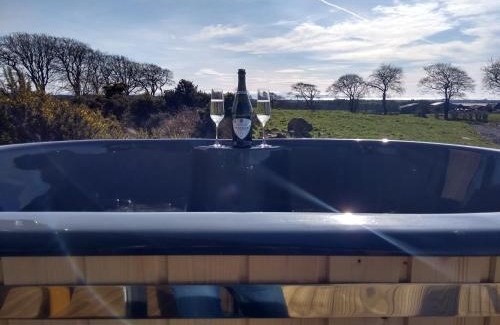 Dalry House | Cleeves Cabins Ailsa Luxury Lodge with hot tub