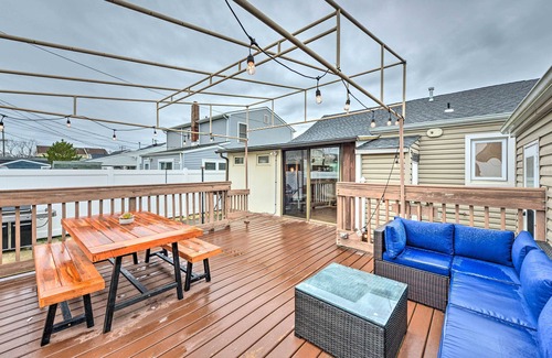 Brigantine Cottage | Coastal Brigantine Cottage: Walk to Beaches