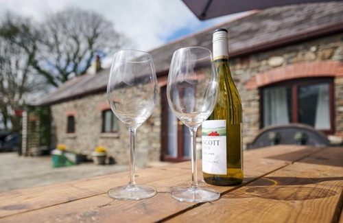 Llangynin House | Coedllys Uchaf Cottage, Rural cottage with swim-spa and sauna