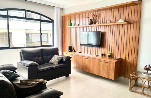 Loteamento Joao Batista Juliao Apartment | Coimbra Guarujá - Apartamento Beira Mar - Praia Enseada - 150m Praia
