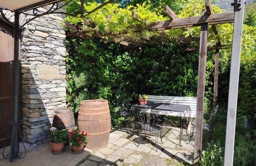 Novalesa Apartment | Comfortable detached apartment with garden and balcony.