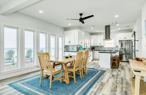 Bermuda Beach House | Comfortable Pet Friendly Beachfront Home - Great Sunrises from the Open Deck!