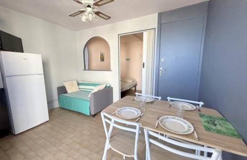 Le Barcares Apartment | Confortable Studio cabine - accès plage- vue mer 4TVP38