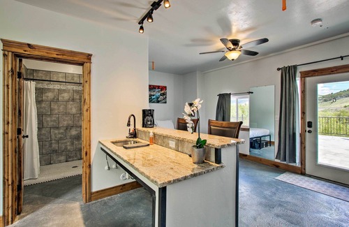Lava Hot Springs Apartment | Contemporary Studio, Walk to Lava Hot Springs