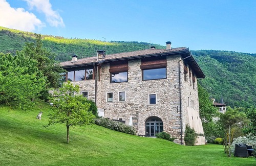 Comano Terme Apartment | Cosy apartment for 4 guests with WIFI, private pool, TV, patio and pets allowed