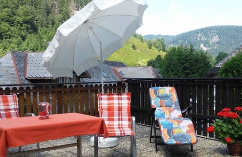 Menzenschwand-Hinterdorf Apartment | Cosy flat in St. Blasien in the Black Forest with balcony and private terrace