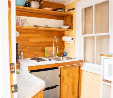 Wolfeboro Apartment | Cottage 7 - Stand Alone Queen Bed Child Loft w Twin Private Bath Kitchenette Pets Allowed Fee applies