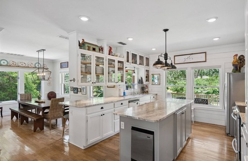 Canton House | Country Charmer with Inviting Front and Back Porches, Swim Spa, Decks, Fire Pit