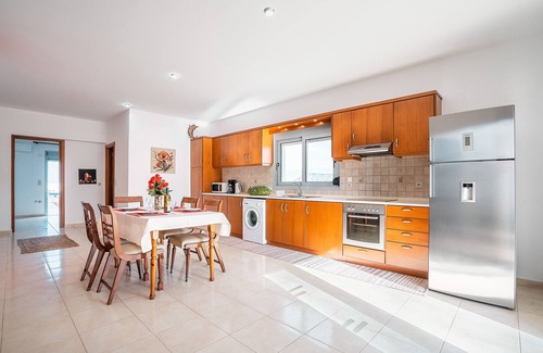 South Rhodes Villa | Country House 'White Pearl Apolakkia 1' with Shared Pool, Shared Terrace and Wi-Fi