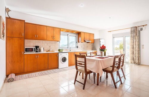 South Rhodes Villa | Country House 'White Pearl Apolakkia 1' with Shared Pool, Shared Terrace and Wi-Fi
