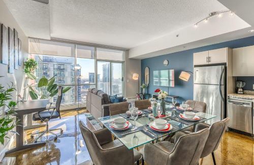 Beltline Apartment | Cozy 2BR Condo with King Bed and City Views