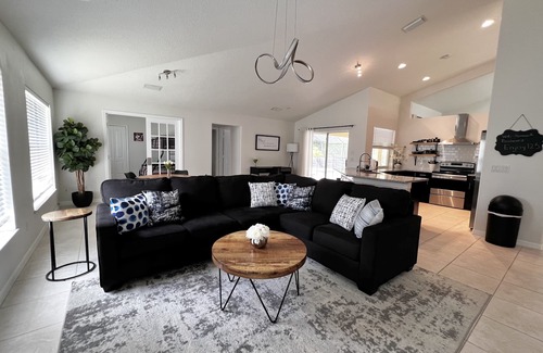 Port Saint Lucie Villa | Cozy 4BR Home w/Solar heated Pool, BBQ, & Bonfire