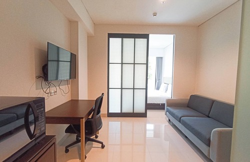 By Pass Ngurah Rai Apartment | Cozy And Enjoy Living Studio (No Kitchen) Apartment At Skales Residence Nusa Dua Bali