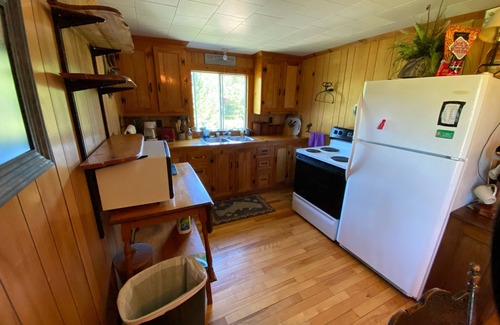 Clarksville House | Cozy cabin overlooking Connecticut River waterfall on over 50 acres.