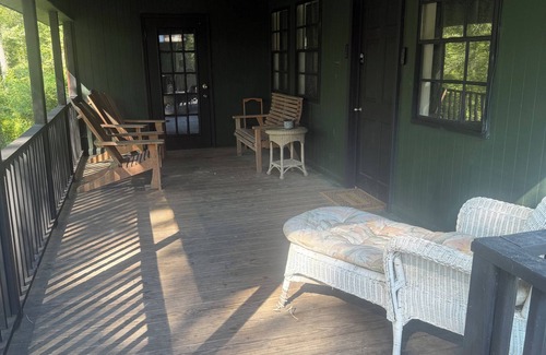 Fluker Cabin | Cozy Camp w/fire pit, grill and waterfront view of river. Pet Friendly!