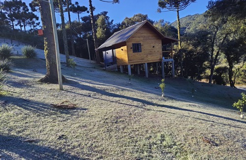 Urubici Cabin | Cozy couple's cabin with hot tub, air conditioning and heating