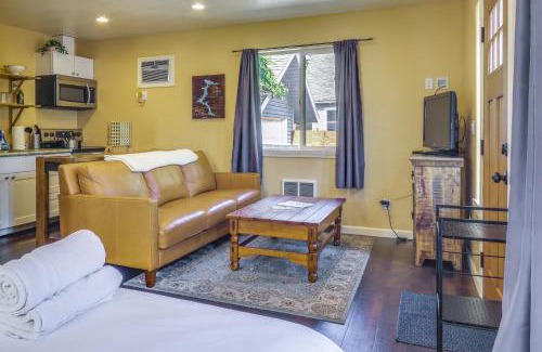 Garden District Apartment | Cozy Coeur dAlene Studio, Walk to Downtown and Lake