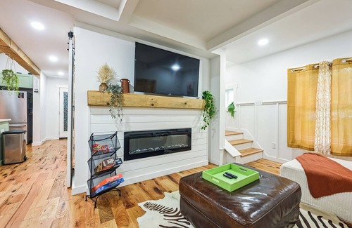Ellijay Cabin | Cozy Ellijay A-Frame Feel 2BR/2BA Fireplace, Games, Porch & Fire Pit