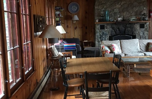 Kewadin Cottage | Cozy family cottage on lake; private, quiet retreat available for monthly rental