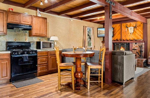 Arrowbear Lake Cabin | Cozy home with wood-burning fireplace, WiFi, game room, deck, & washer/dryer