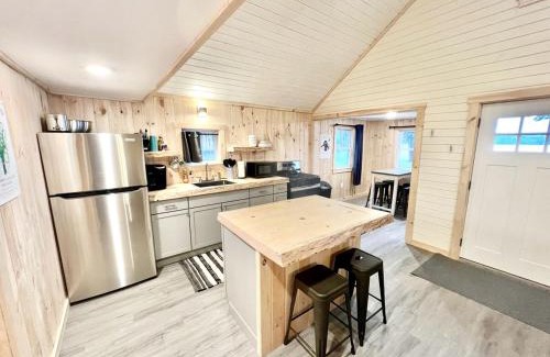 Burnham House | Cozy Lakefront Cabin with Porch, Firepit, Kayaks & Sandy Beach Access in Burnham, Maine