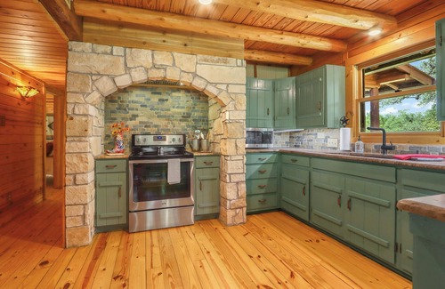 Fischer Cabin | Cozy Log Cabin w/Fireplace, Grill, & Wildlife Views
