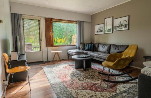 Ranua Apartment | Cozy Ranua Koivutie townhouse with sauna & terrace