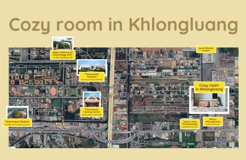Khlong Luang Apartment | Cozy room in Khlongluang - Self Check-in