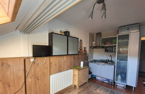 Pyrenees 2000 Apartment | Cozy Studio with South-Facing Balcony, Centrally Located, Sleeps 2 Adults + 1 Child