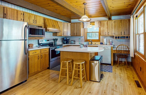 Manitowish Waters House | Cozy wooded home w/access to snowmobile trail, near town, lakes, & bike trails