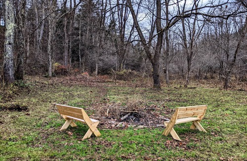 Red Creek House | Creekside Canaan Cabin - close to trails, no pet fee!