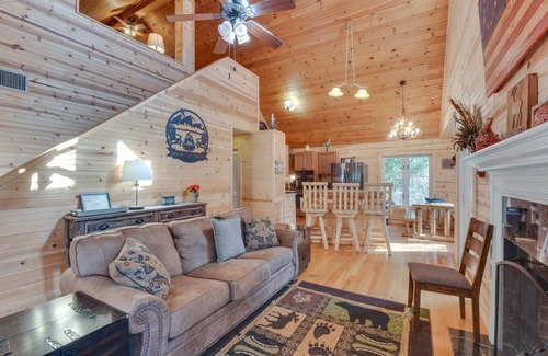 Blairsville House | Creekside Country Escape: Pickleball & Game Room!
