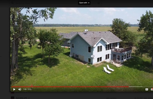 Yankton House | Custom, Private Riverfront Property on 2 acres- Unobstructed River Views!