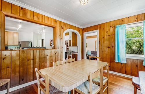 Clinton House | Darling Cottage in the Trees w/Free WiFi, Full Kitchen, Wood Stove, & Gas Grill
