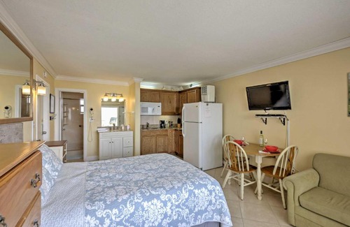 Lenox Park Apartment | Daytona Beach Studio with Oceanfront Balcony and Pool!