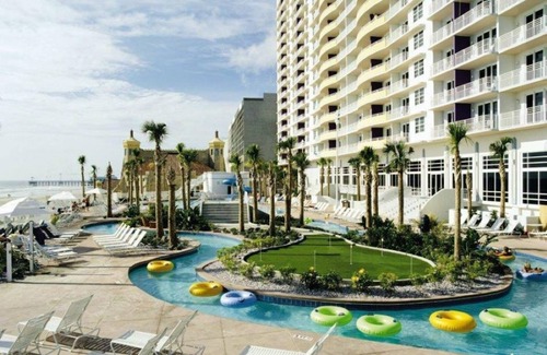 Daytona Beach Apartment | Daytona Ocean Walk Wyndham 1 bedroom sleeps 4 view